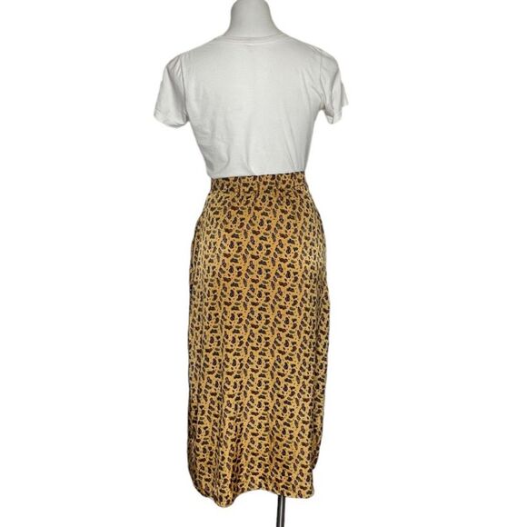 SHOW Me Your MUMU Sharon Skirt Wild West Paisley Midi Button Front Size Small - Picture 3 of 12